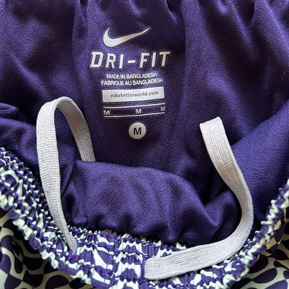 Nike Dri-Fit Purple And Green Shorts - Picture 4 of 6